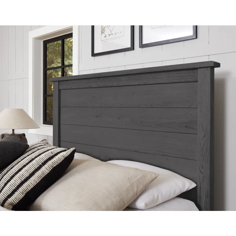 Custom Express-Graphite Farmhouse Headboard - King