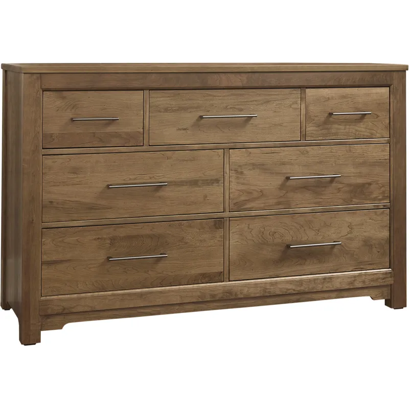 Crafted Cherry-Medium Dresser 7 Drawer