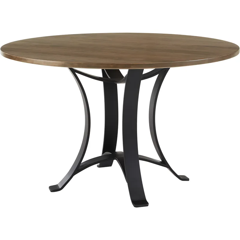 Crafted Cherry Dining-Medium Metal Pedestal 48" Or 60" Top