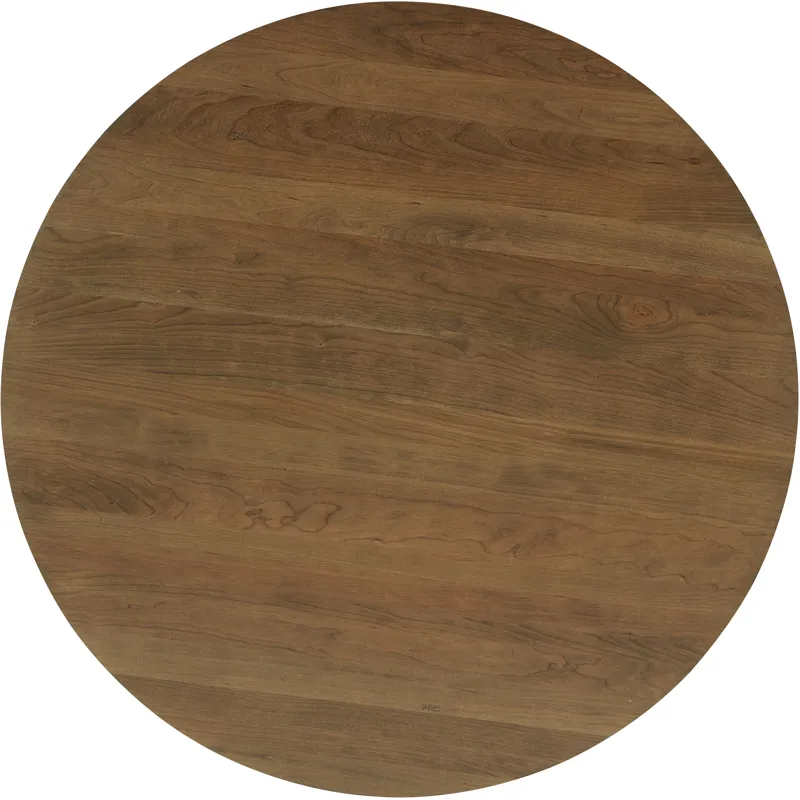 Crafted Cherry Dining-Medium 48 Inch Round Table W Wood Base