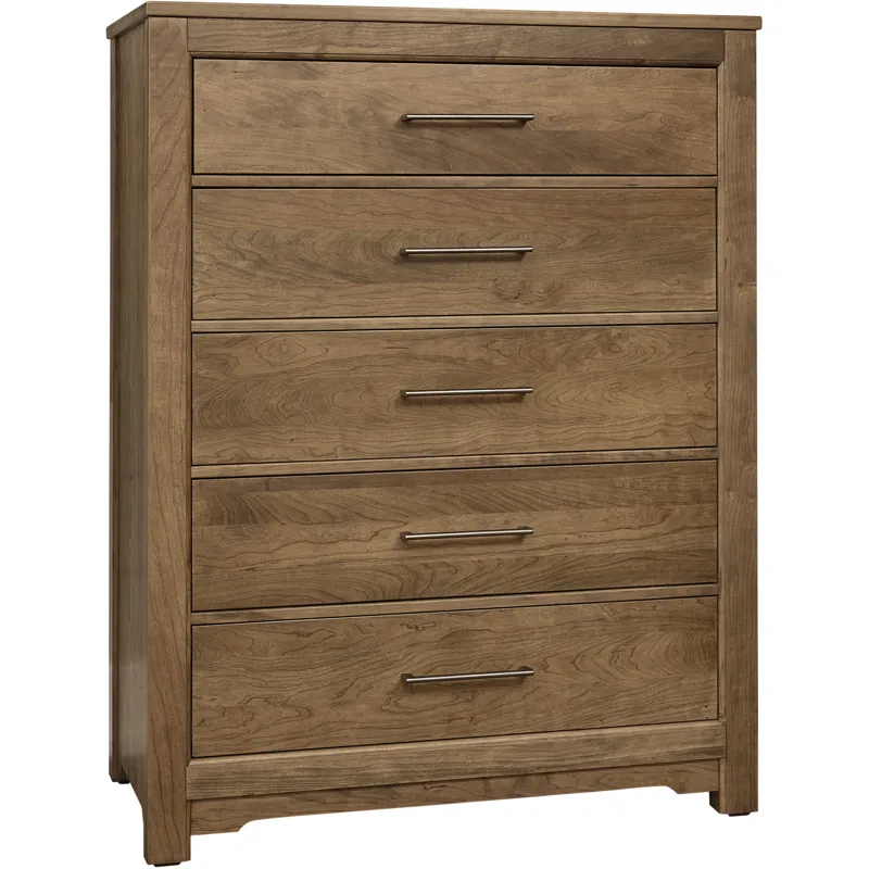 Crafted Cherry-Medium Chest 5 Drawer