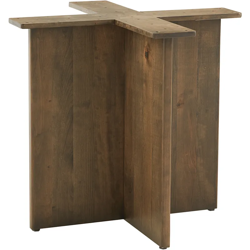 Crafted Cherry Dining-Medium Wooden Pedestal For 60" Top