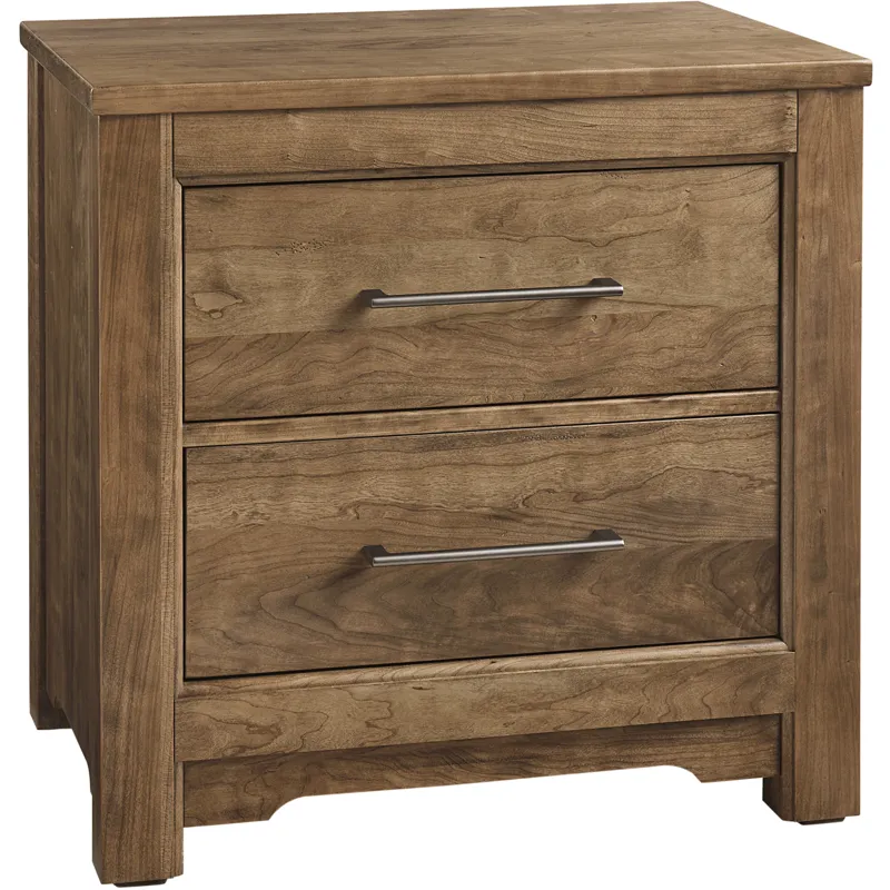 Crafted Cherry-Medium Night Stand 2 Drawer