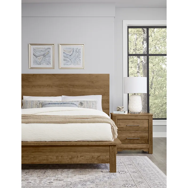 Crafted Cherry-Medium Terrace Bed - Queen