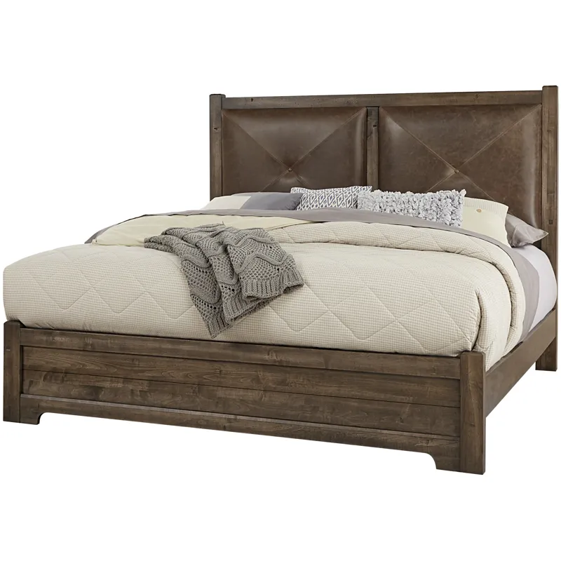 Cool Rustic King Wood Rails - Mink