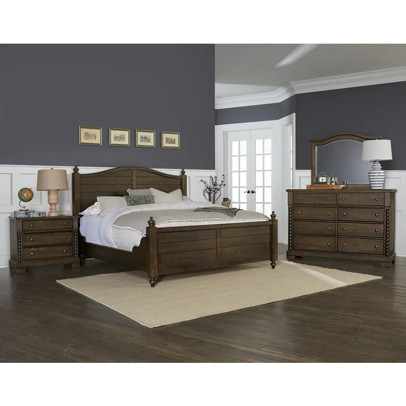 Queen Poster Footboard, Maple Syrup