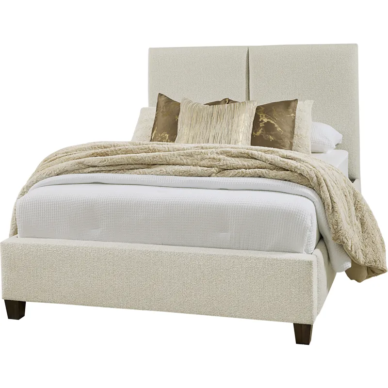 Joinery-Espresso Oak Labradoodle Upholstered Headboard - King