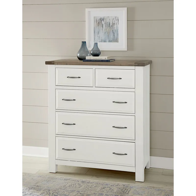 Maple Road-Two Tone Chest - 5 Drwr