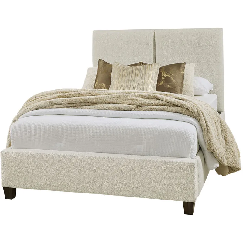 Joinery-Espresso Oak Labradoodle Upholstered Footboard - Queen