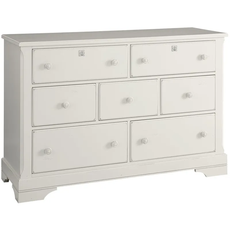 Scotsman 7 Drawer Dresser -Cream