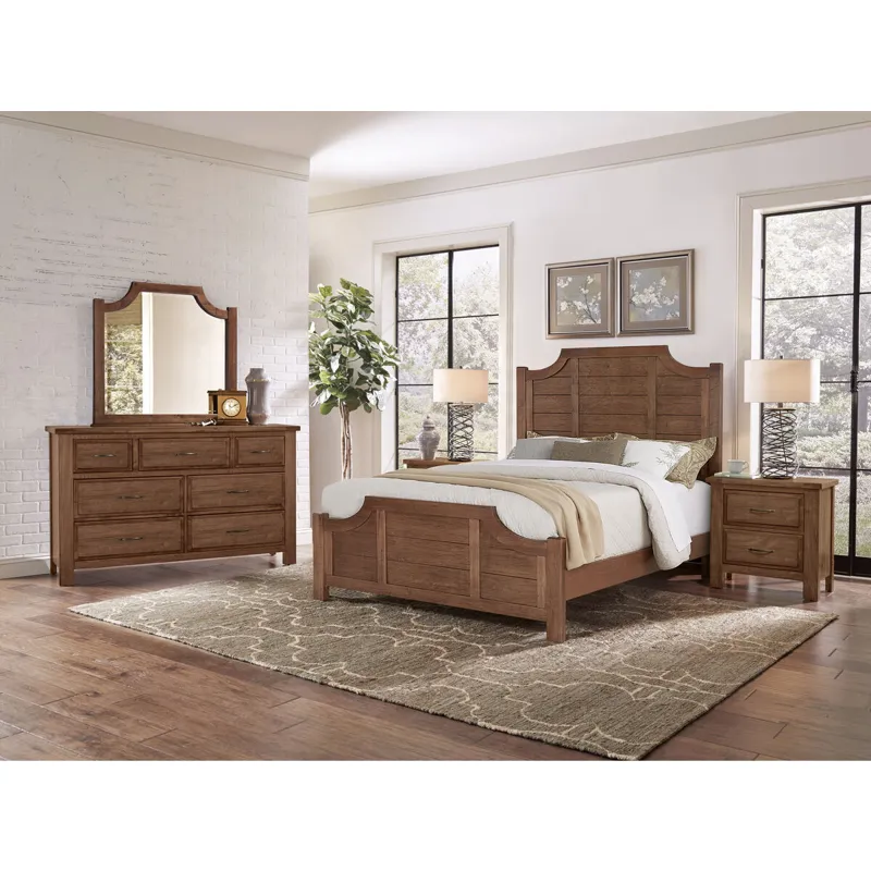 Maple Road-Antique Amish Scalloped Headboard
