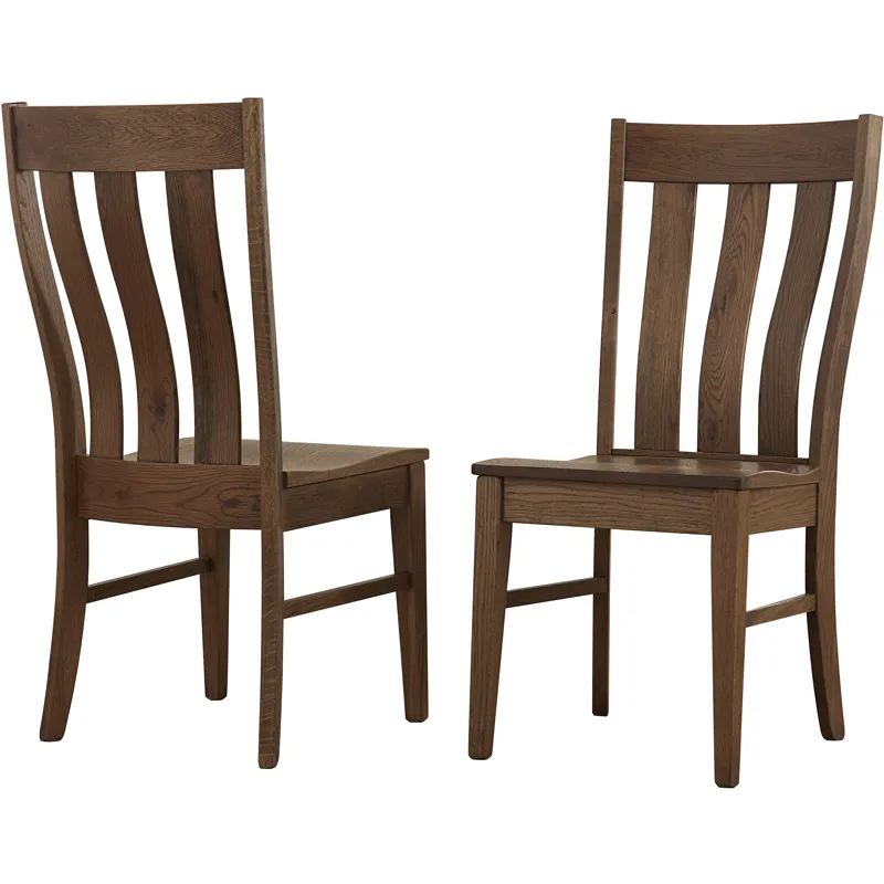 Dovetail-Natural Vertical Slat Chair