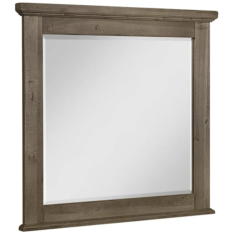 Cool Rustic Landscape Mirror - Stone Grey