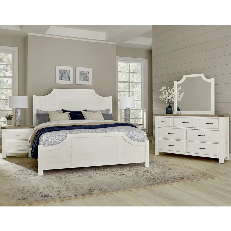 Maple Road-Two Tone Triple Dresser - 7 Drawer