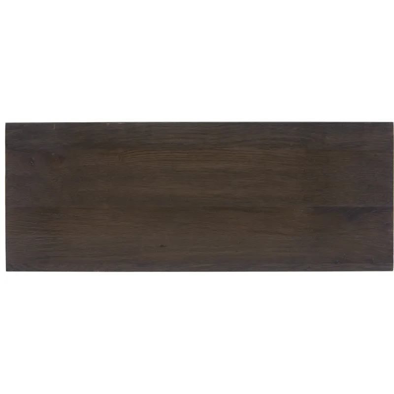 Joinery-Espresso Oak Brindle Grey Upholstered Bench