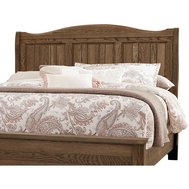 Heritage-Cobblestone Oak Sleigh Hdbd 5/0