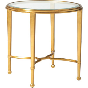 Metal Designs Sangiovese Round End Table