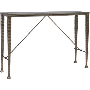 Signature Designs Cortona Console With Glass Top