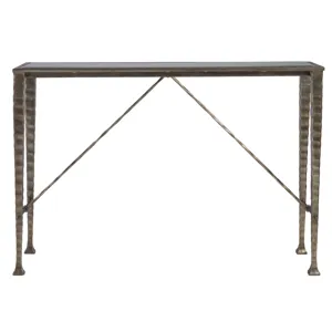 Signature Designs Cortona Console With Glass Top