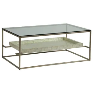 Signature Designs Cumulus Capiz Rectangular Cocktail Table