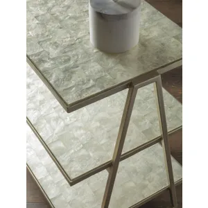 Signature Designs Cumulus Capiz Triangular Tier Table