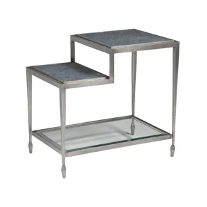 Signature Designs Sashay Silver Rectangular End Table