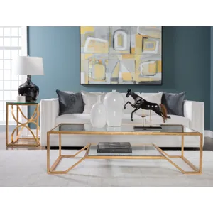 Metal Designs Byron Rectangular Cocktail Table