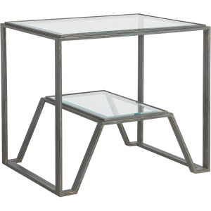 Metal Designs Byron Rectangular End Table
