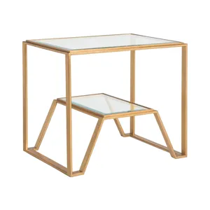 Metal Designs Byron Rectangular End Table