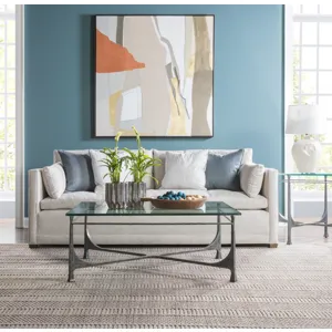 Metal Designs Bruno Rectangular Cocktail Table