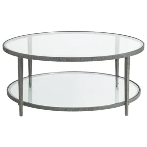 Metal Designs Claret Round Cocktail Table