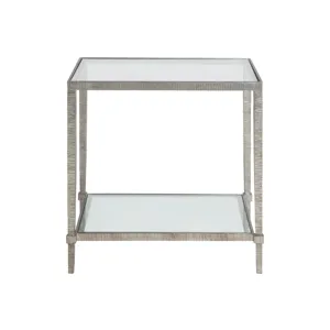 Metal Designs Claret Rectangular End Table