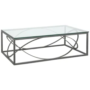 Metal Designs Ellipse Rectangular Cocktail Table