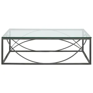 Metal Designs Ellipse Rectangular Cocktail Table