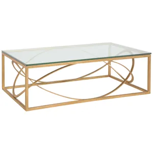 Metal Designs Ellipse Rectangular Cocktail Table