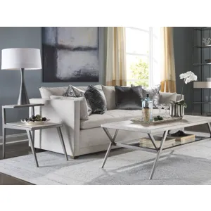 Signature Designs Adamo Silver Gray Cocktail Table