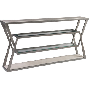 Signature Designs Adamo Silver Gray Console