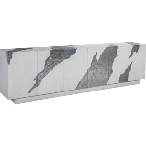 Signature Designs Contago White Long Media Console