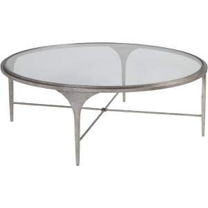 Signature Designs Porto Silver Round Cocktail Table
