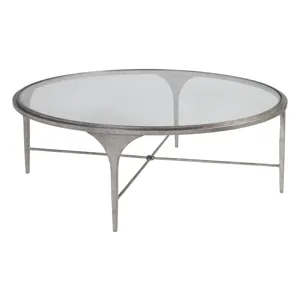 Signature Designs Porto Silver Round Cocktail Table