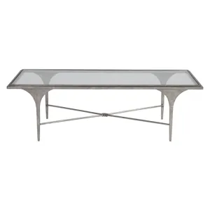 Signature Designs Porto Silver Rectangular Cocktail Table