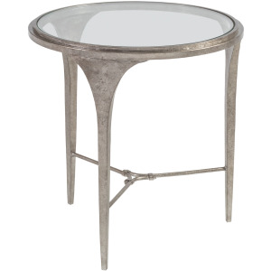 Signature Designs Porto Silver Round End Table