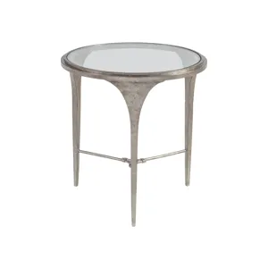 Signature Designs Porto Silver Round End Table