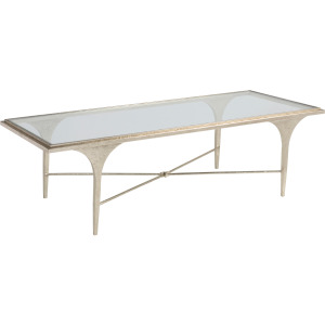 Signature Designs Porto Champagne Rectangular Cocktail Table