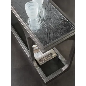 Signature Designs Bond Street Silver Sofa Table