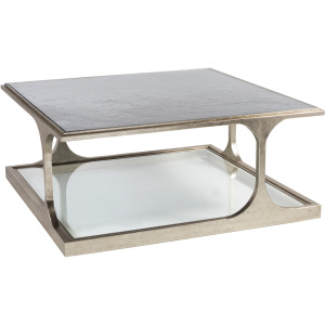 Signature Designs Bond Street Champagne Square Cocktail Table