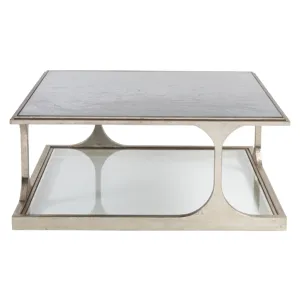 Signature Designs Bond Street Champagne Square Cocktail Table