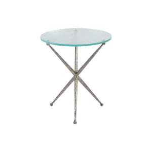 Signature Designs Marcus Silver Round End Table