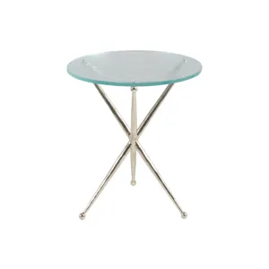 Signature Designs Marcus Champagne Round End Table