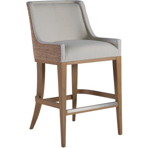 Simpatico Woven Back Bar Stool
